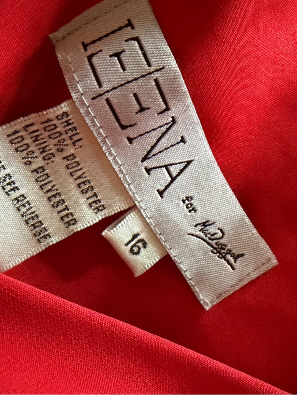 Lena by Waffen Red Prom Dress - Picture 3 of 4